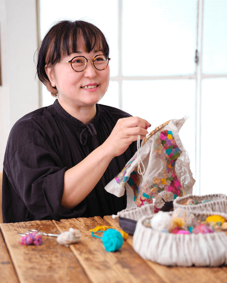 Tomomi Mimura & The Magic of Mosaic Embroidery