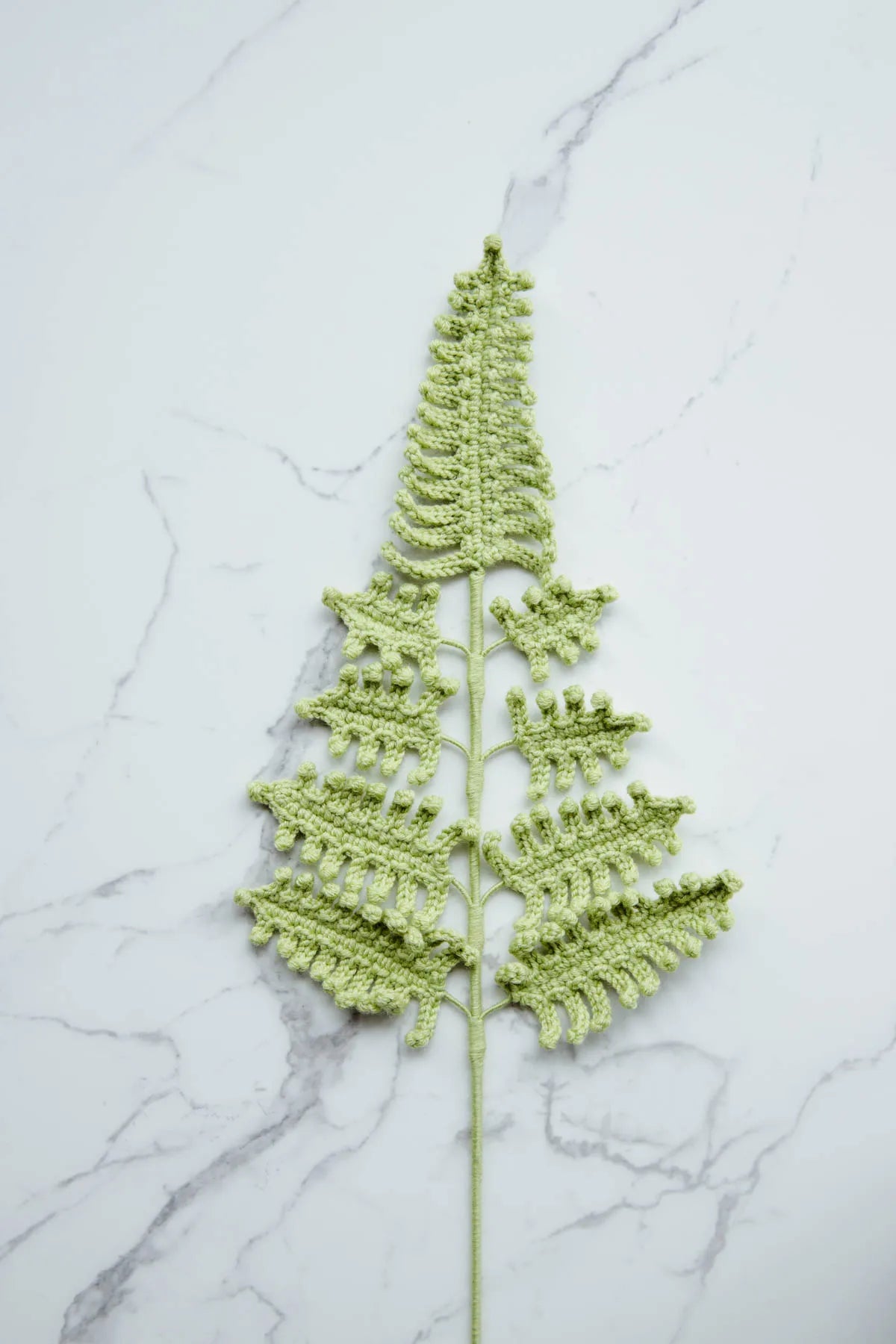 Crochet Fern Leaf Pattern