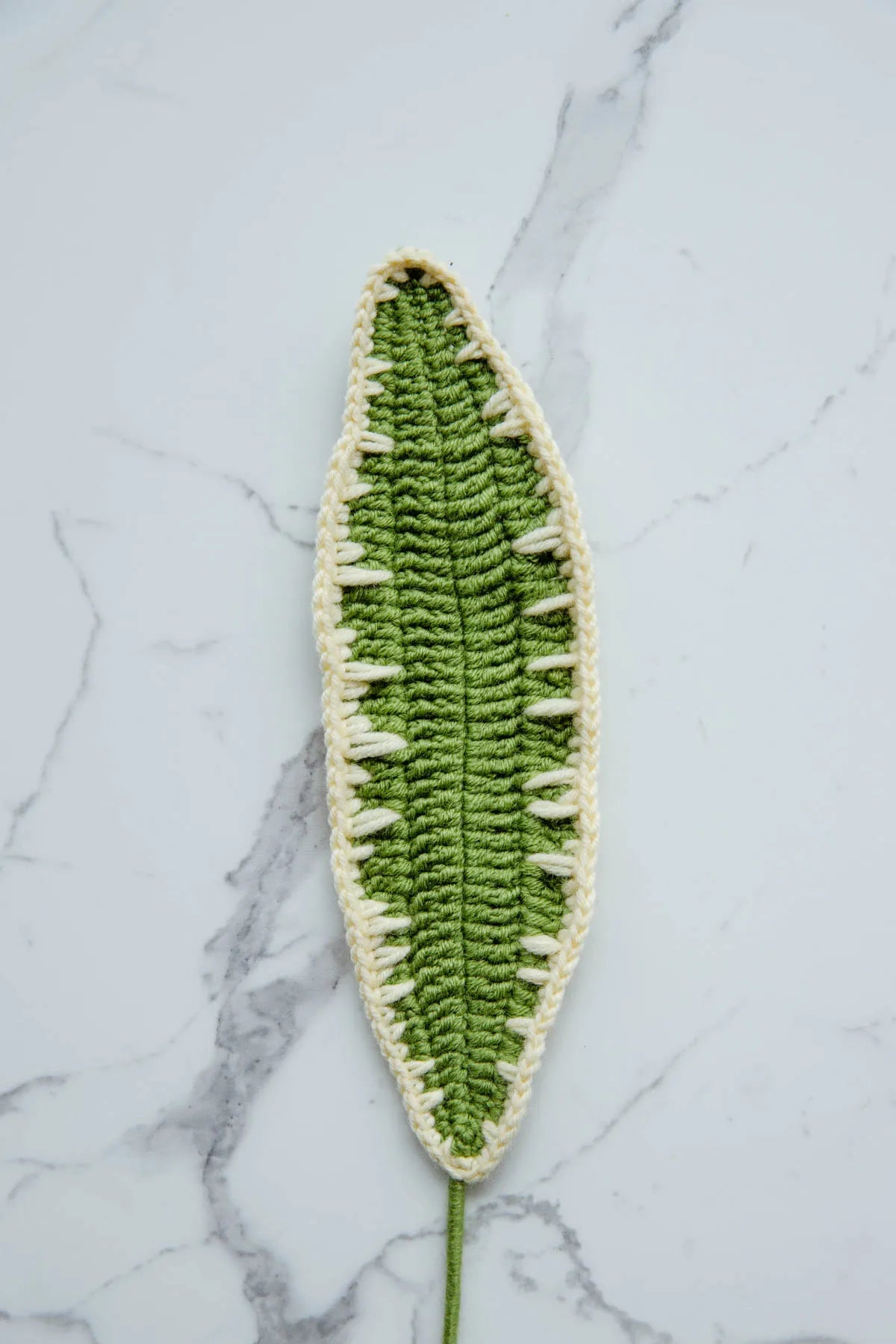 Crochet Big Leaf Pattern