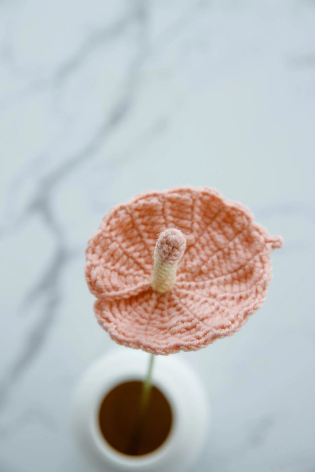 Crochet Pink Champion Flower