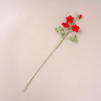Handmade Crochet Oxalis Flowers – Set of 10 Stems