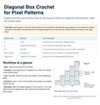 Ghost Quilt C2C Crochet Mosaic Pattern-Digital Download