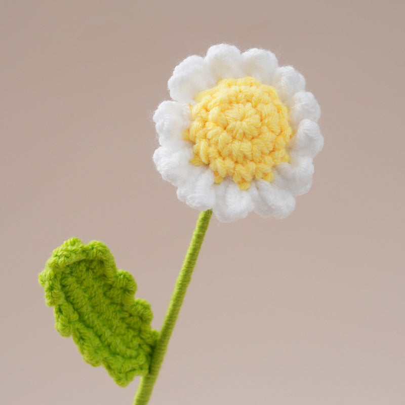 10 Pcs Handmade Crochet Daisy Flowers