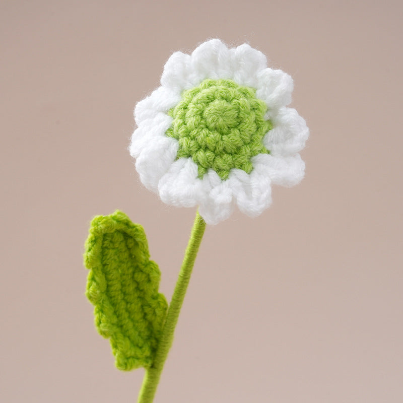 10 Pcs Handmade Crochet Daisy Flowers