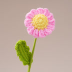 10 Pcs Handmade Crochet Daisy Flowers