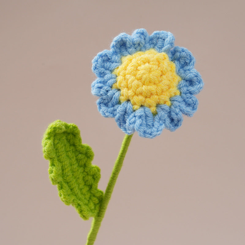 10 Pcs Handmade Crochet Daisy Flowers