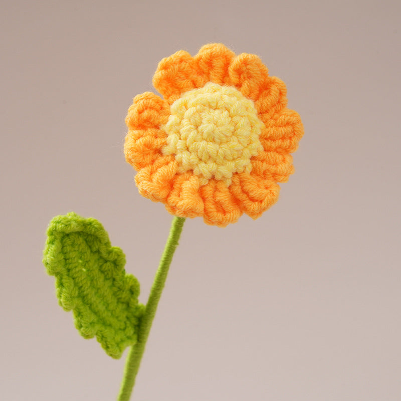 10 Pcs Handmade Crochet Daisy Flowers