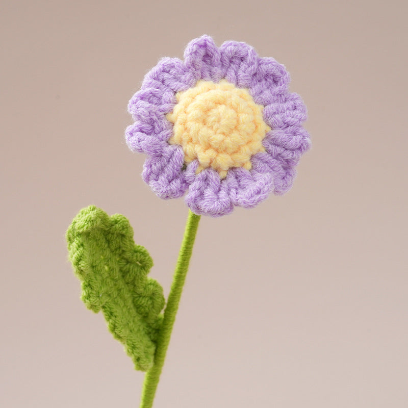 10 Pcs Handmade Crochet Daisy Flowers