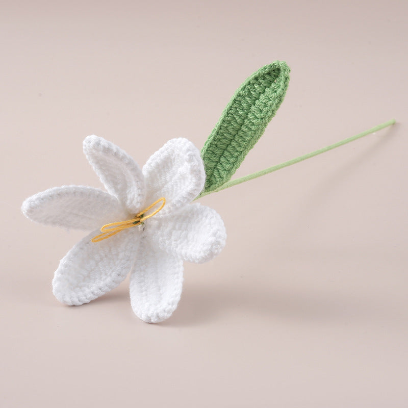Handmade Crochet Tulip Flowers – Set of 10 Stems