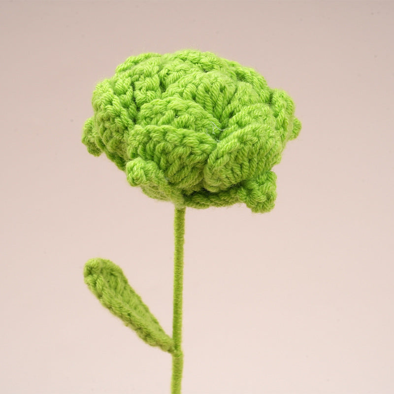 10 Pcs Handmade Crochet Rose Flowers