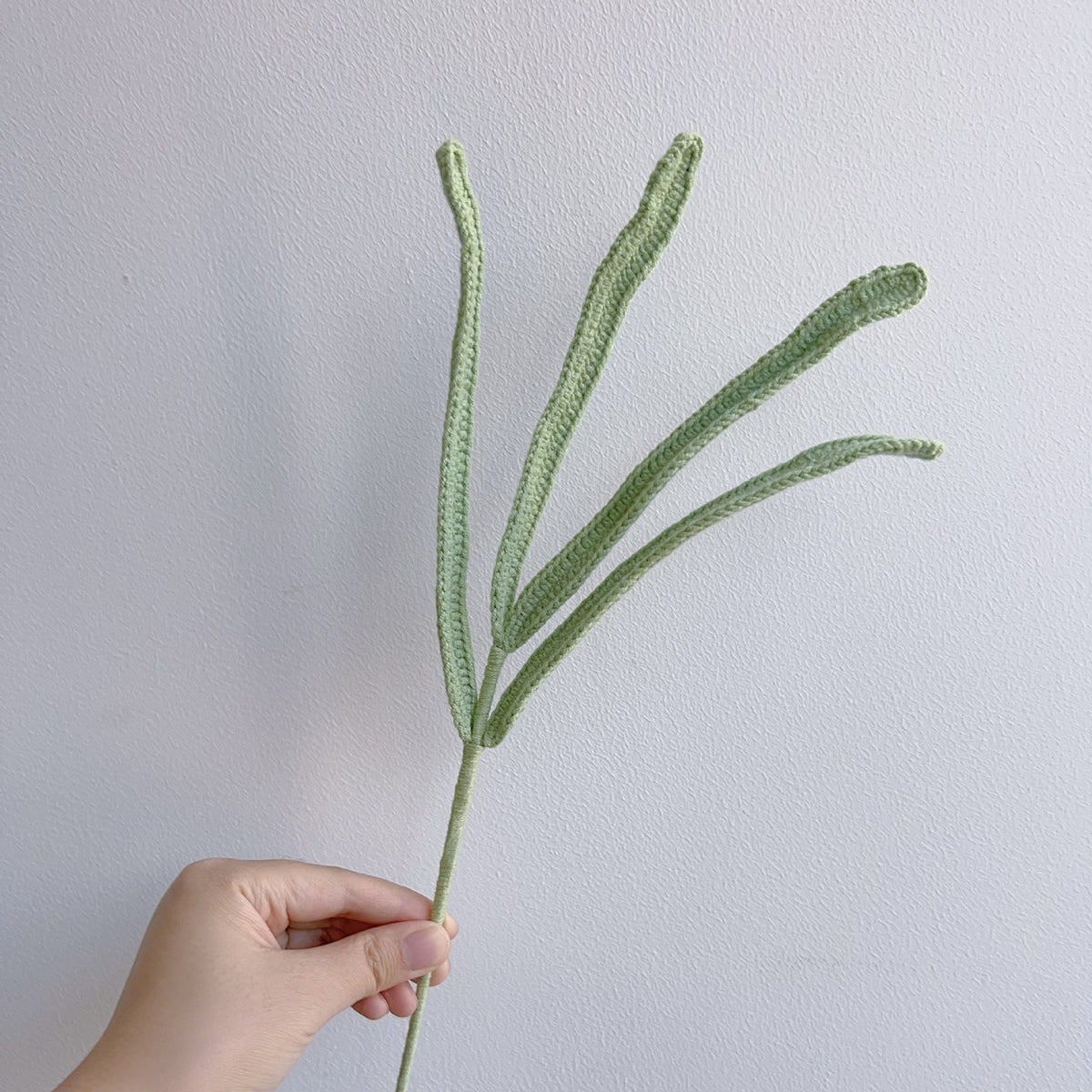 Crochet Greenery Foliage Stems-10-Pack