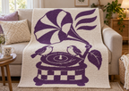 Songbirds Record Player C2C Crochet Mosaic Pattern-Digital Download