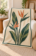 Bird of Paradise Flower C2C Blanket Pattern PDF-Digital Download