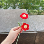 Crochet Afghan Flower Stems-10-Pack