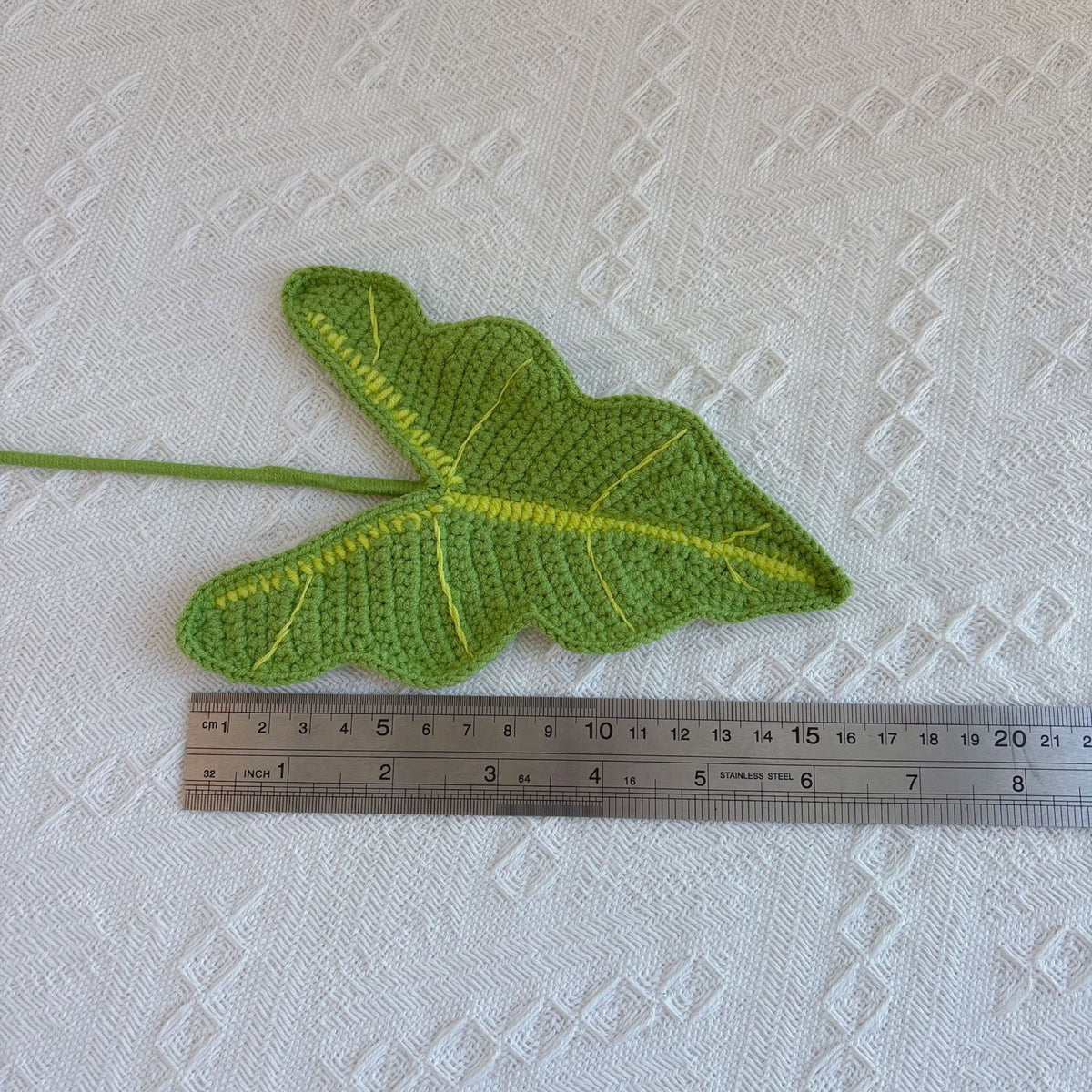 Crochet Alocasia Leaf Stems-10-Pack
