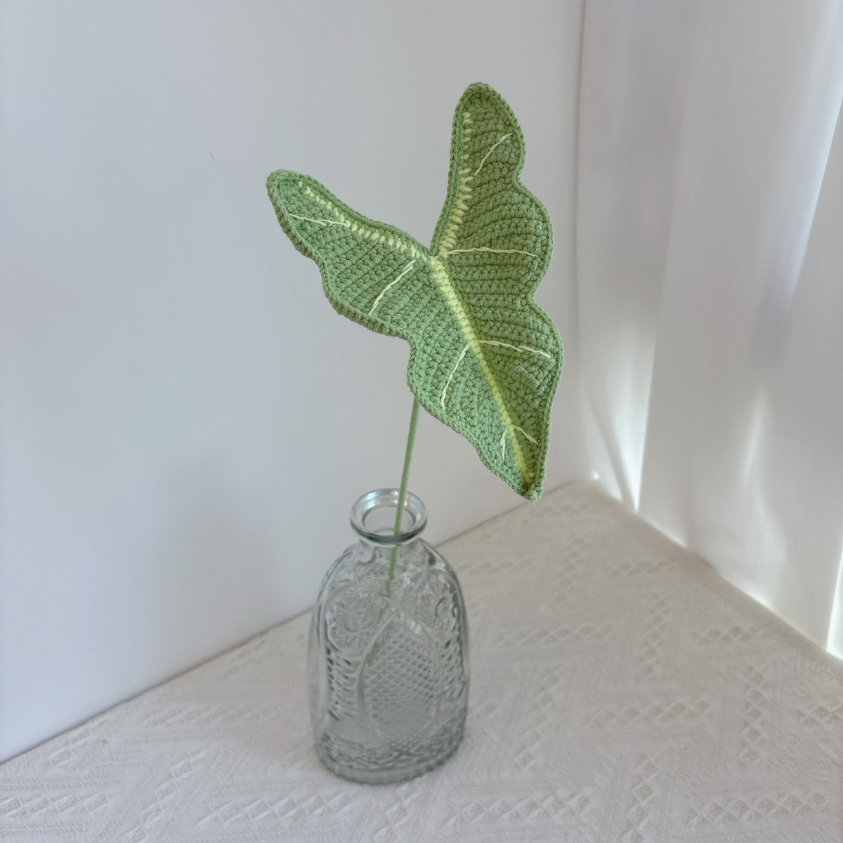 Crochet Alocasia Leaf Stems-10-Pack