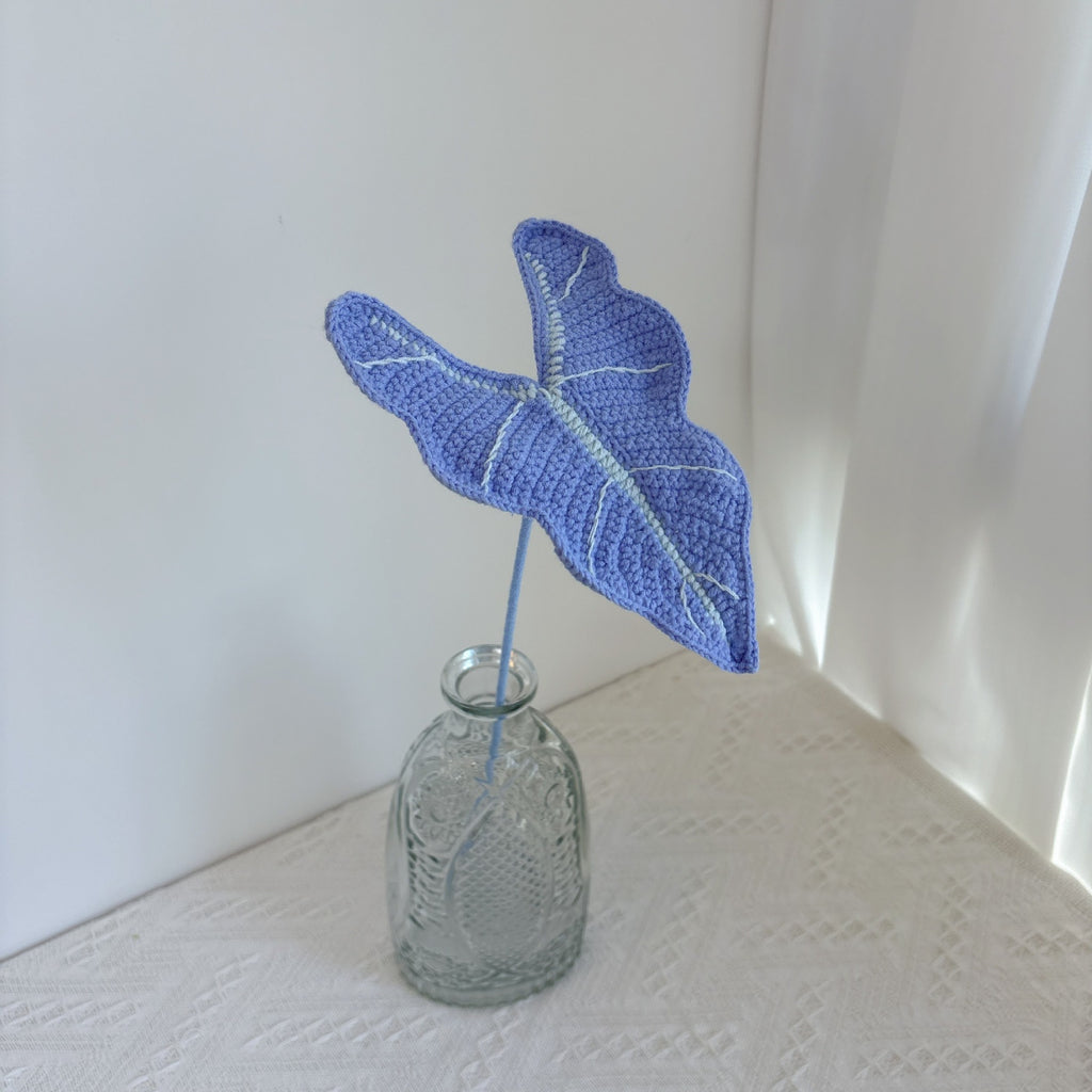 Crochet Alocasia Leaf Stems-10-Pack
