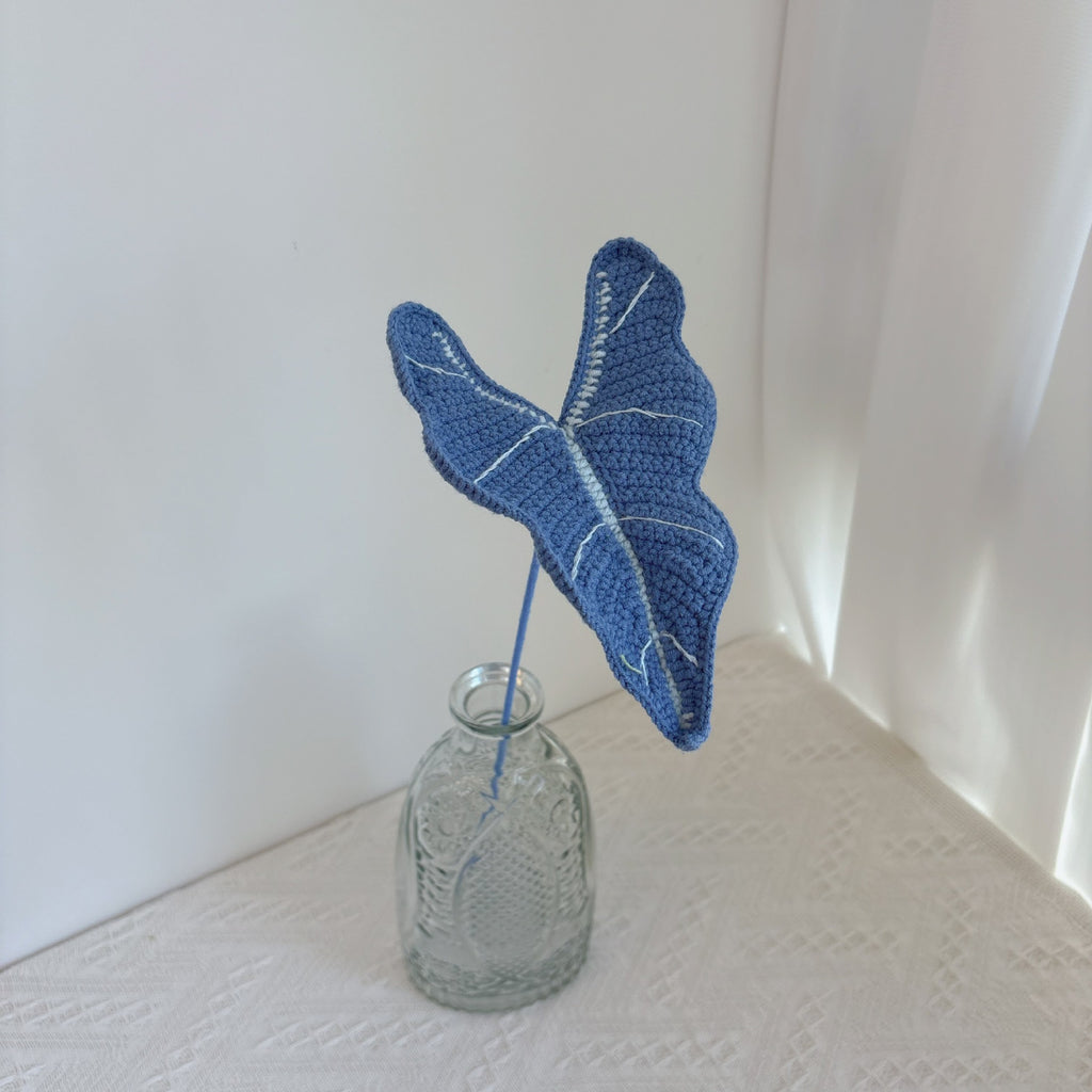 Crochet Alocasia Leaf Stems-10-Pack