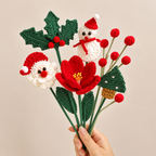 Crochet Christmas Bouquet-10-Pack