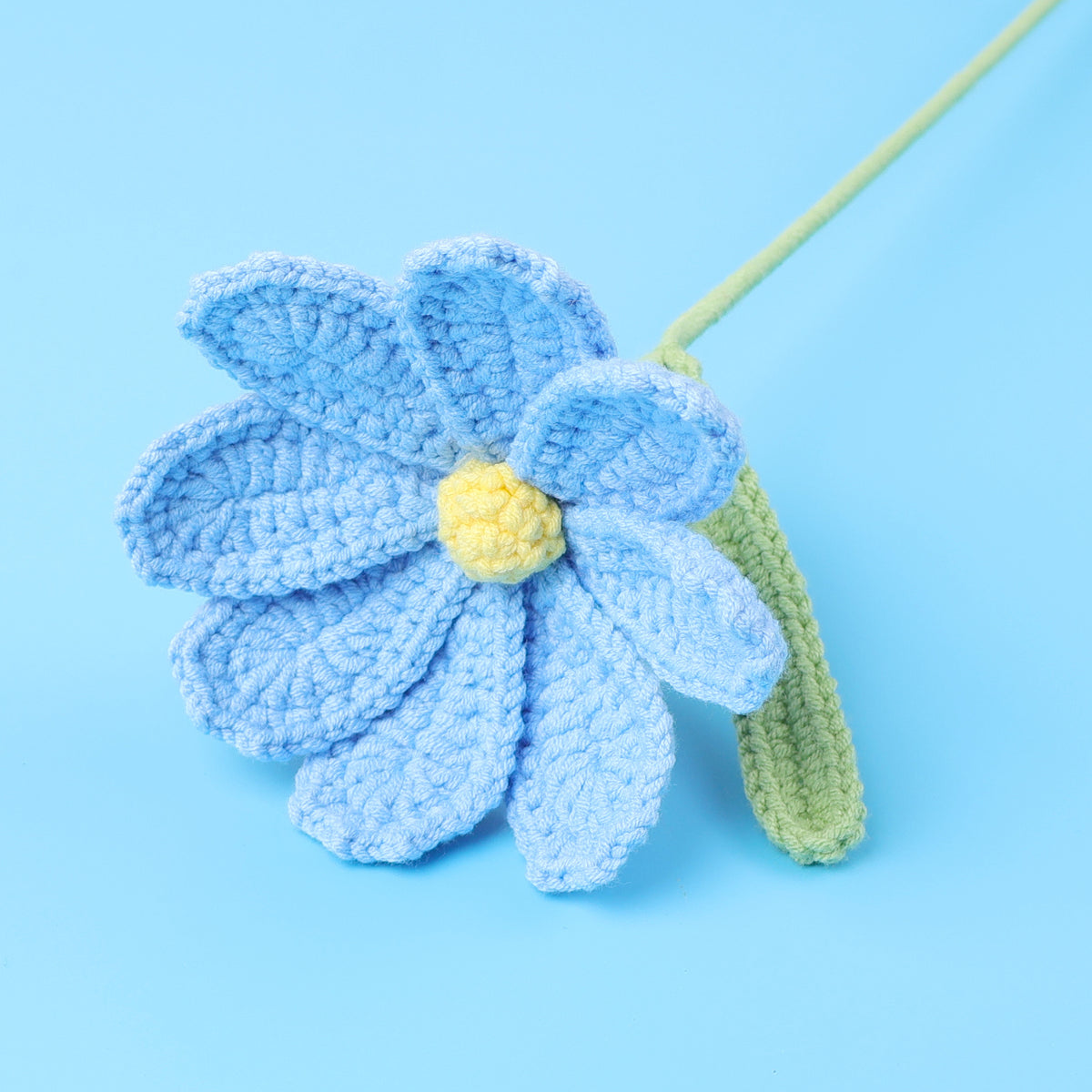 Crochet Cosmos Flower Stems–10-Pack