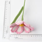 Crochet Cosmos Flower Stems–10-Pack