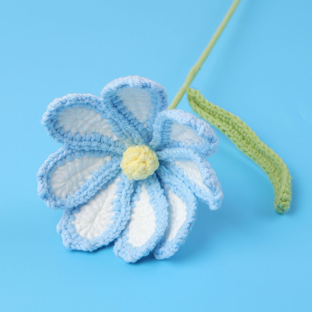 Crochet Cosmos Flower Stems–10-Pack