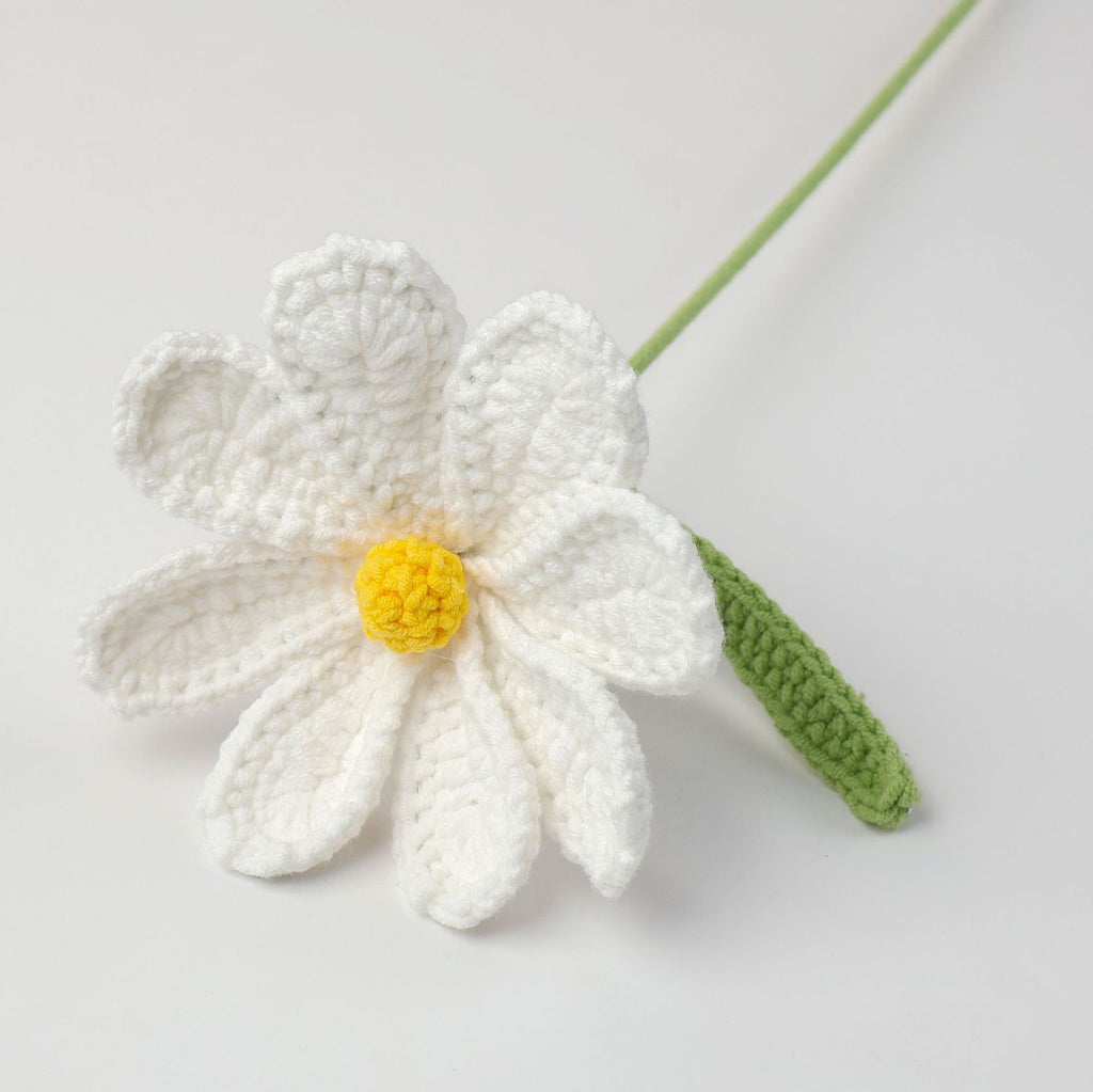Crochet Cosmos Flower Stems–10-Pack