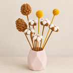 Crochet Cotton, Pine Cone & Berry Stems-10-Pack
