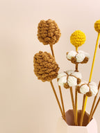 Crochet Cotton, Pine Cone & Berry Stems-10-Pack