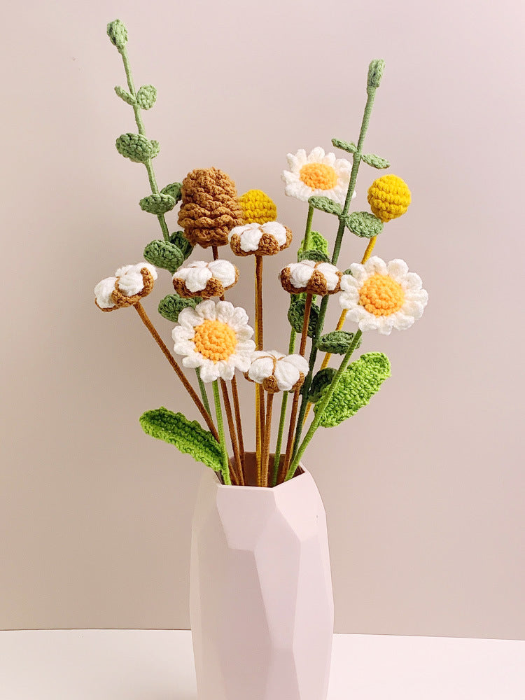 Crochet Cotton, Pine Cone & Berry Stems-10-Pack