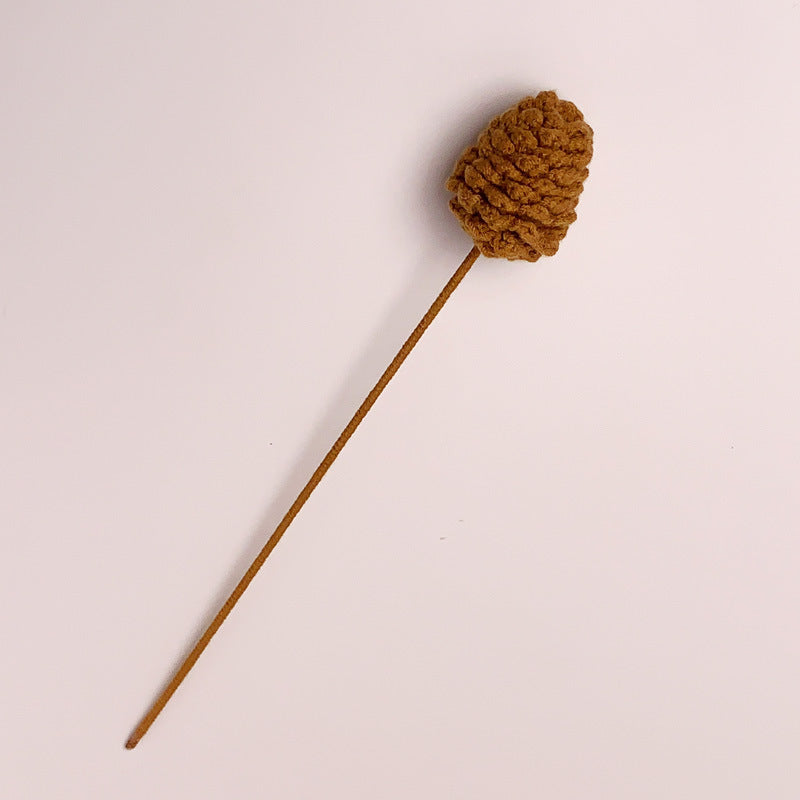 Crochet Cotton, Pine Cone & Berry Stems-10-Pack