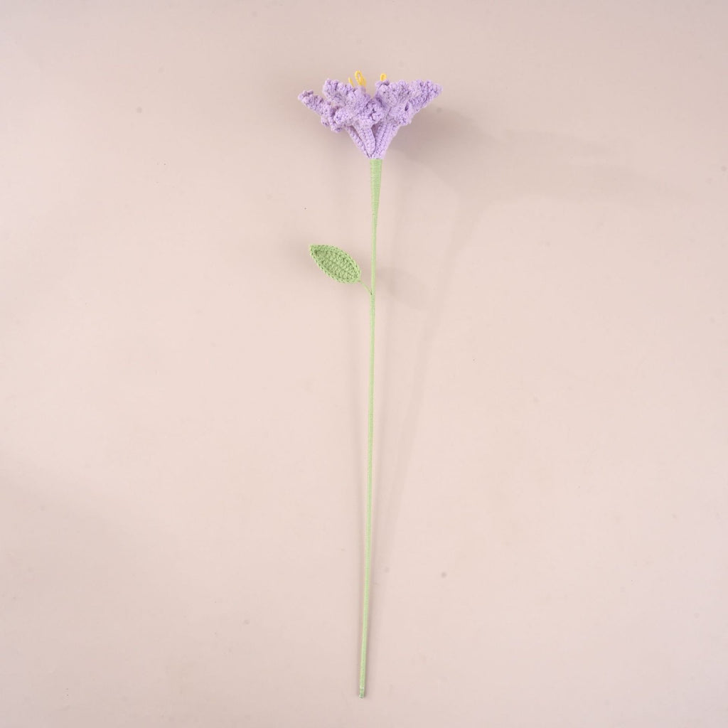10-Stem Crochet Crape Myrtle Flowers – Handmade Artificial Floral Decor