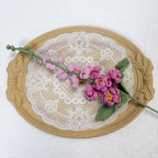 Crochet Delphinium Flowers-5-Pack