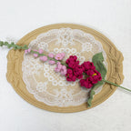 Crochet Delphinium Flowers-5-Pack