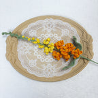 Crochet Delphinium Flowers-5-Pack