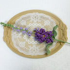 Crochet Delphinium Flowers-5-Pack