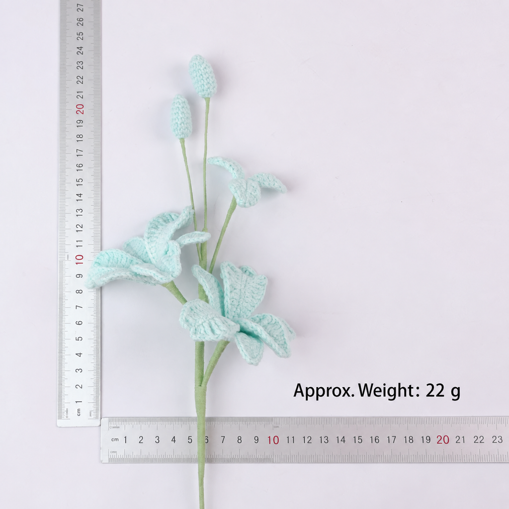 Crochet Dendrobium Orchid Stems-10-Pack