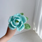 Crochet French Rose Stems-5-Pack