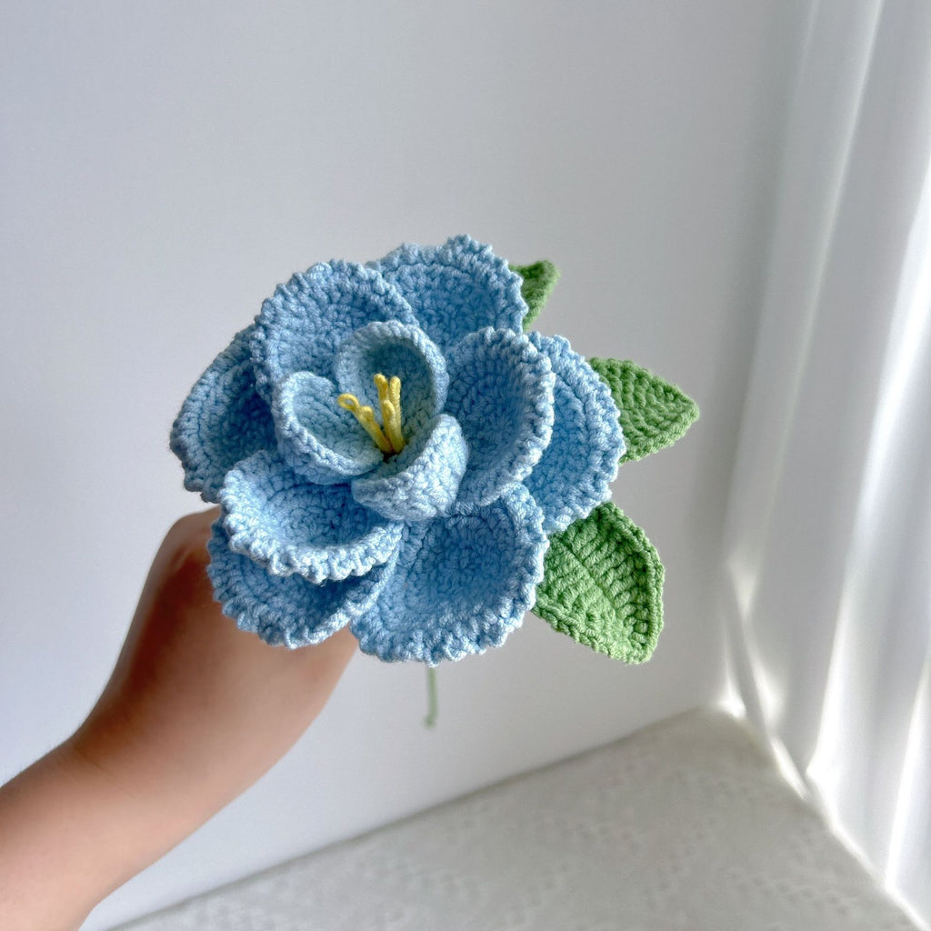 Crochet French Rose Stems-5-Pack