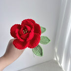 Crochet French Rose Stems-5-Pack