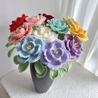 Crochet French Rose Stems-5-Pack