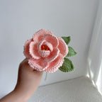 Crochet French Rose Stems-5-Pack