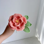 Crochet French Rose Stems-5-Pack