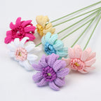 Crochet Gerbera Daisy Flowers-10-Pack