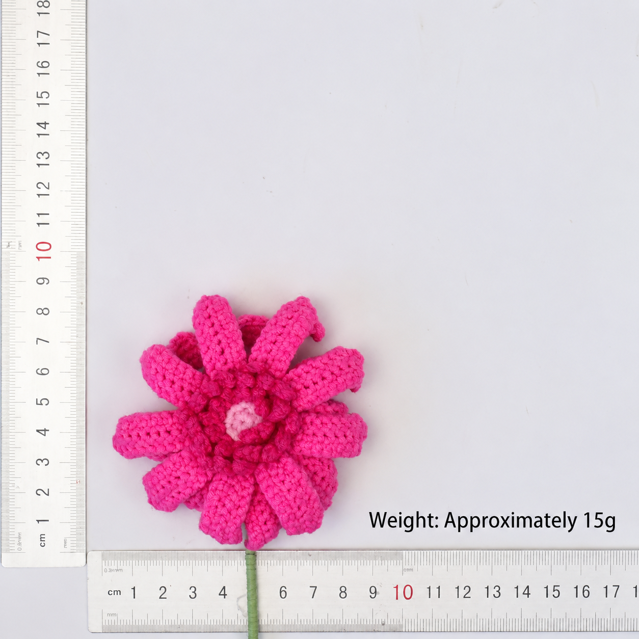 Crochet Gerbera Daisy Flowers-10-Pack