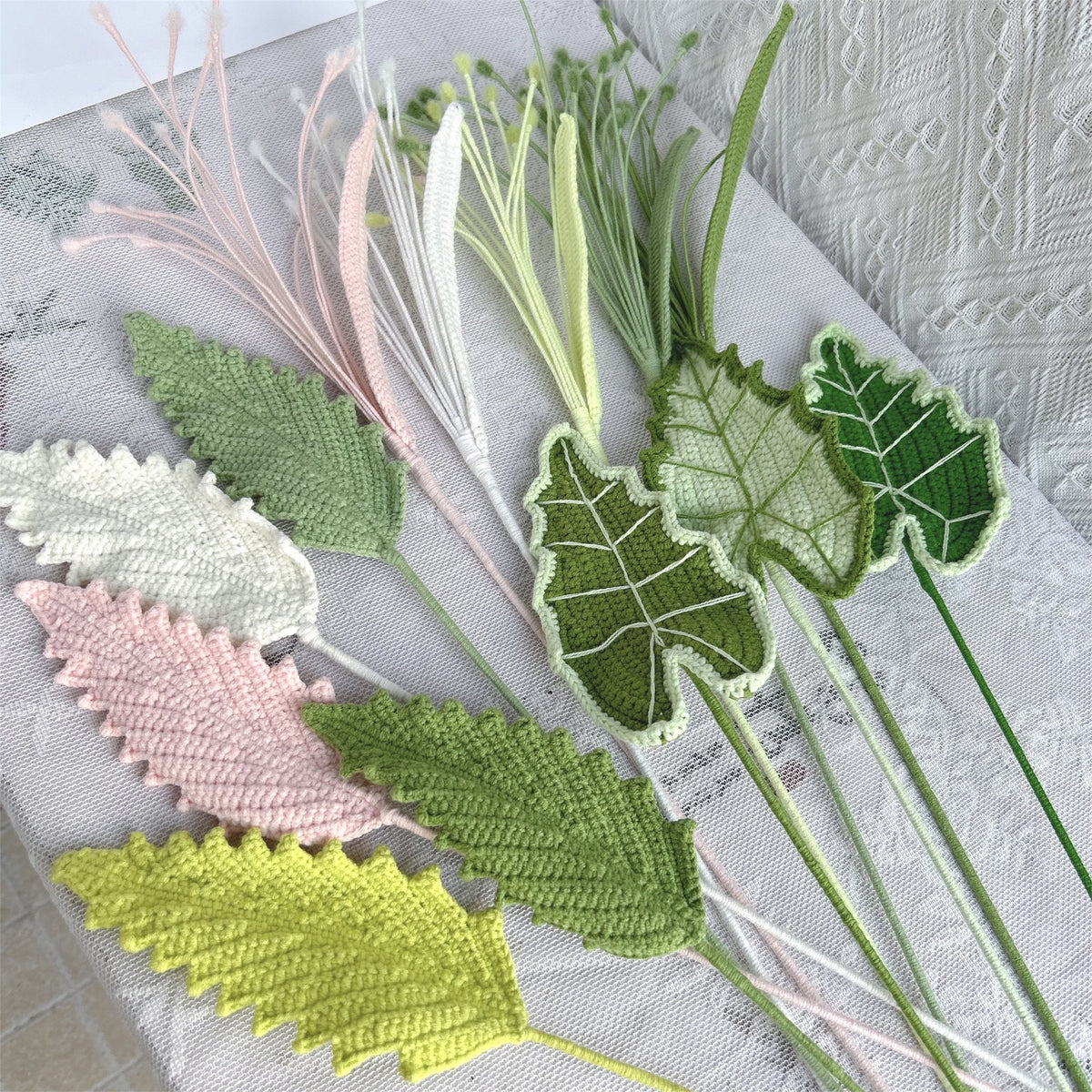 Crochet Greenery Stems-10-Pack