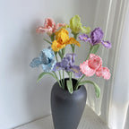 Crochet Iris Flowers-10-Pack