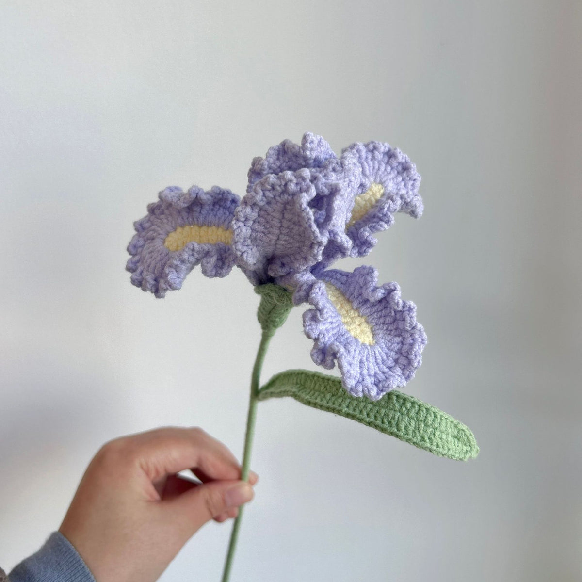 Crochet Iris Flowers-10-Pack