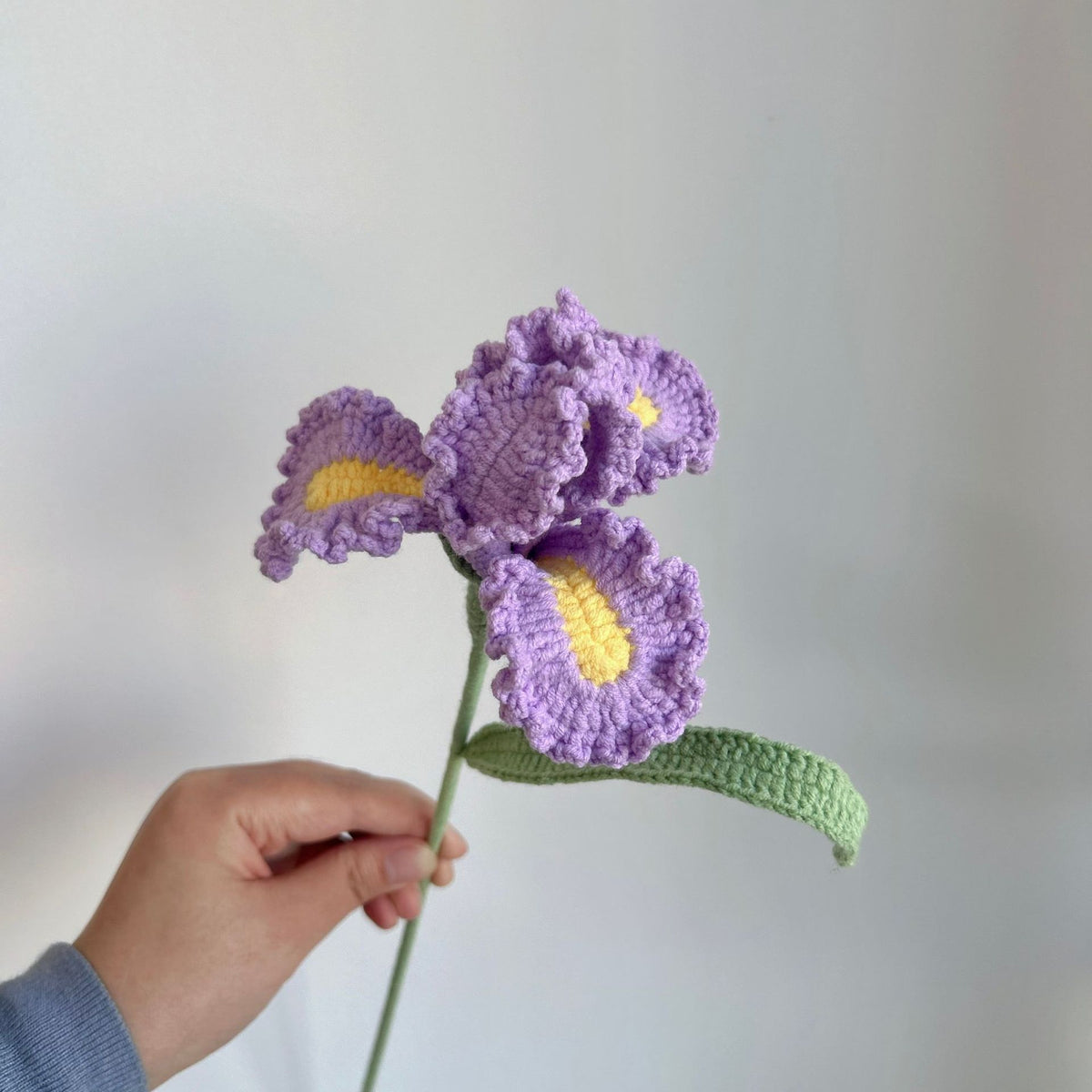Crochet Iris Flowers-10-Pack