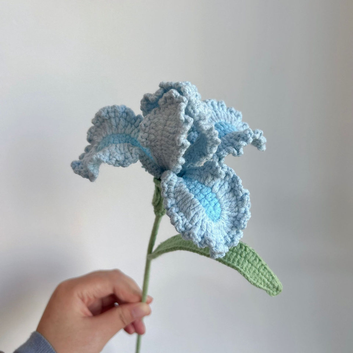 Crochet Iris Flowers-10-Pack